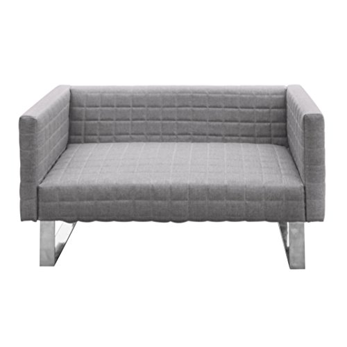 Furniture 247 2-Sitzer Sofa mit Eleganten Metallfüßen
