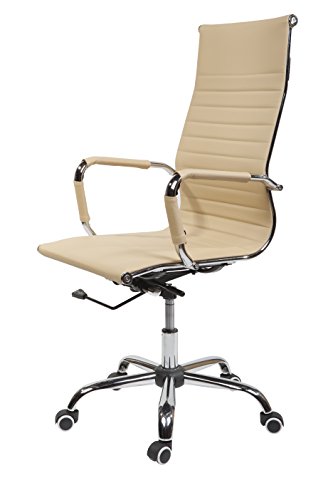 SVITA Design Bürostuhl Chrom Rahmen Elegance Chefsessel Drehstuhl Konferenz-Stuhl