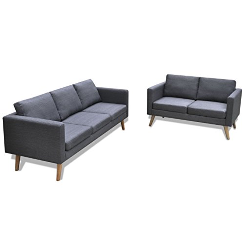 vidaXL Sofa Polstersofa 2/3/5 Sitzer Stoffsofa Loungesofa Couch Holz Design Sitzmöbel