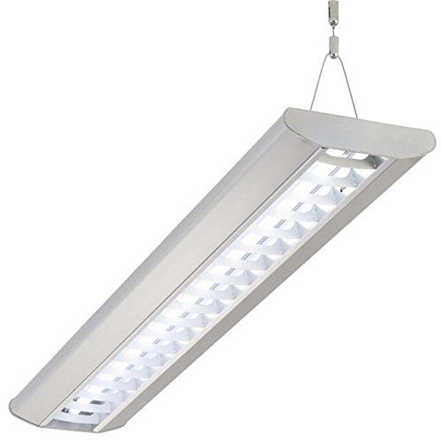 Büroleuchten LED, Deckenlampe, KATJA, 25W mit 1 LED RÖHRE, 154cm, Bürolampe, Pendelleuchte, Hängeleuchte LED