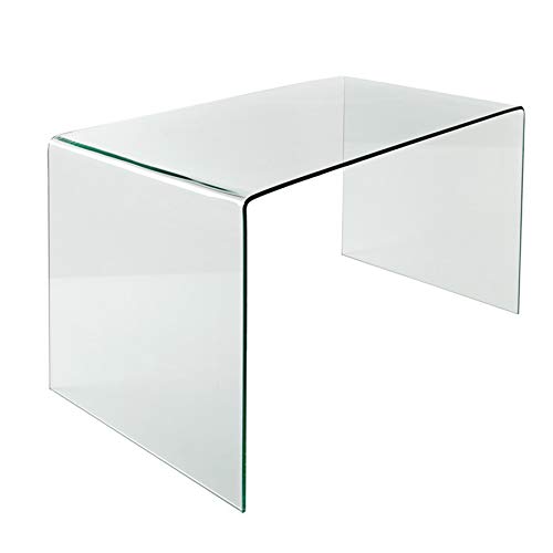 Glas Esstisch Fantome Transparent Schreibtisch Ganzglastisch Glastisch Tisch